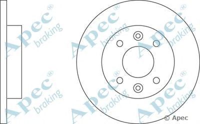 APEC BRAKING dsk179 -  Тормозной диск